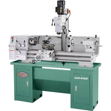 metal lathe with milling head